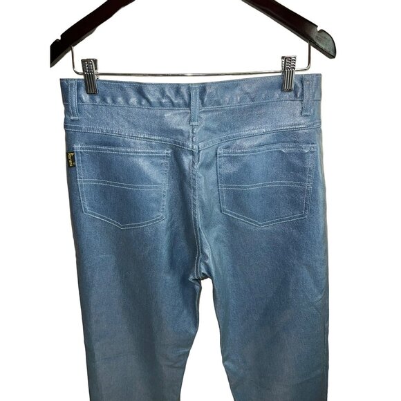 Dr. Martens Coated Denim Skinny Jeans Rare Size 30 Hi Waist - Picture 5 of 7